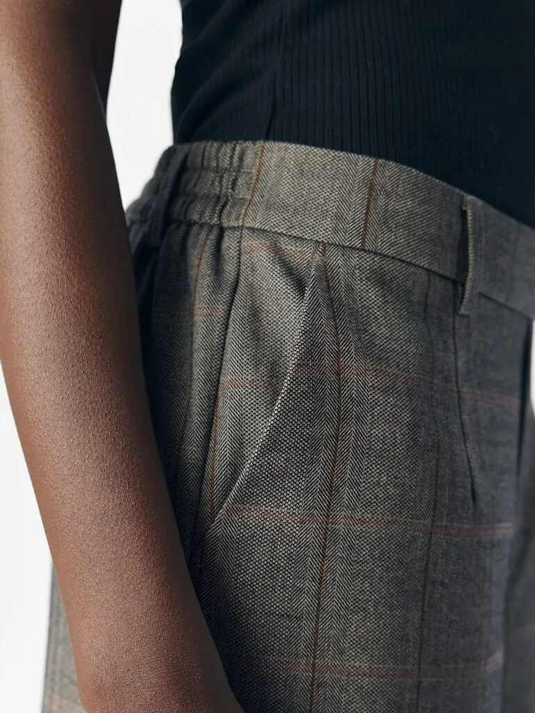 Object - Objlisa Wide Pant - 4789079 Black Humus + Tannin