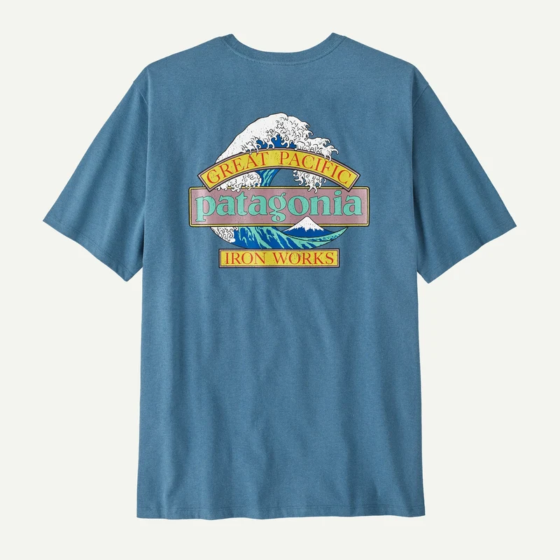 PATAGONIA Men's Great Waves Responsibili-Tee® shore blue