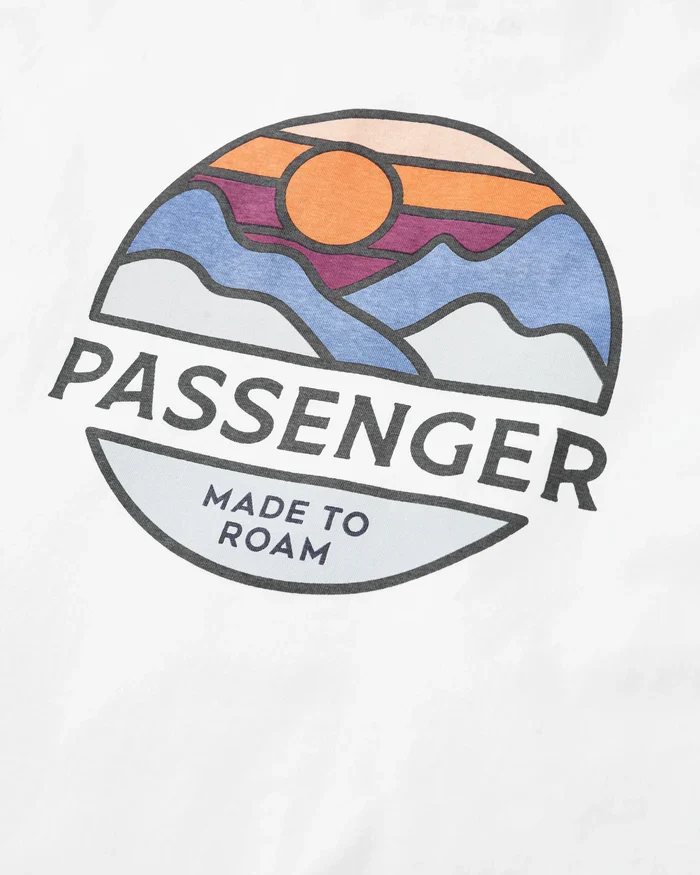 PASSENGER Laidback Recycled Cotton Relaxed Fit T-Shirt white