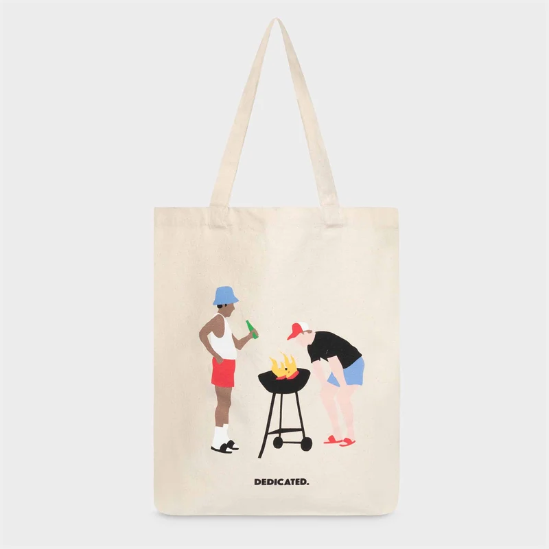 DEDICATED Tote Bag Torekov Bbq Off White