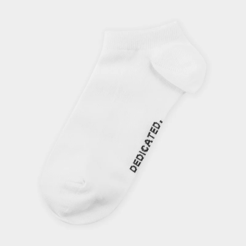 DEDICATED Low Socks Tibble White