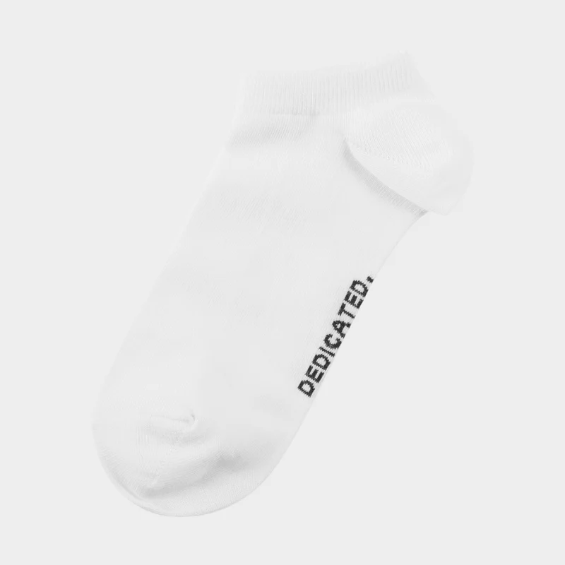 DEDICATED Low Socks Tibble White