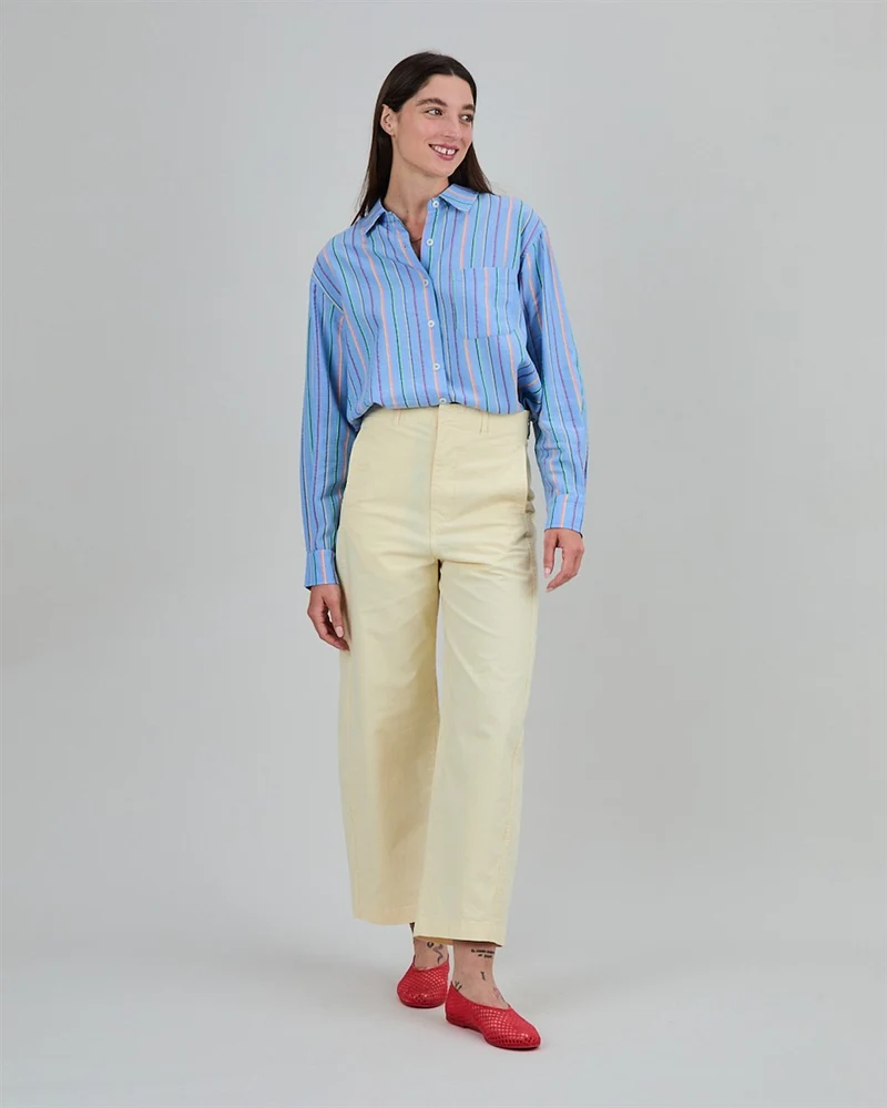 BRAVA Barrel Pants cream