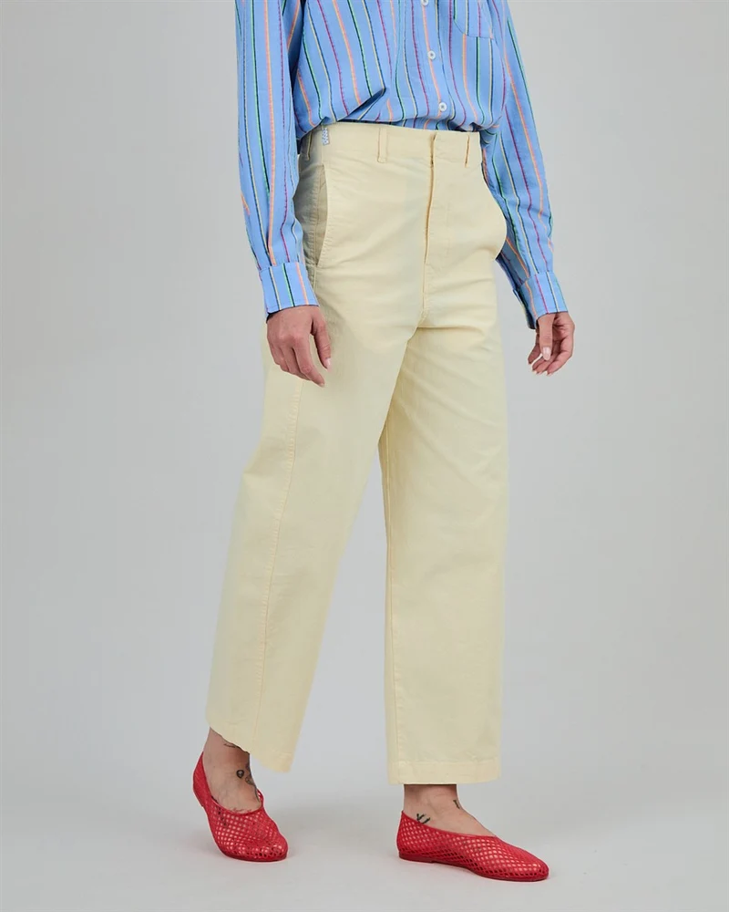 BRAVA Barrel Pants cream