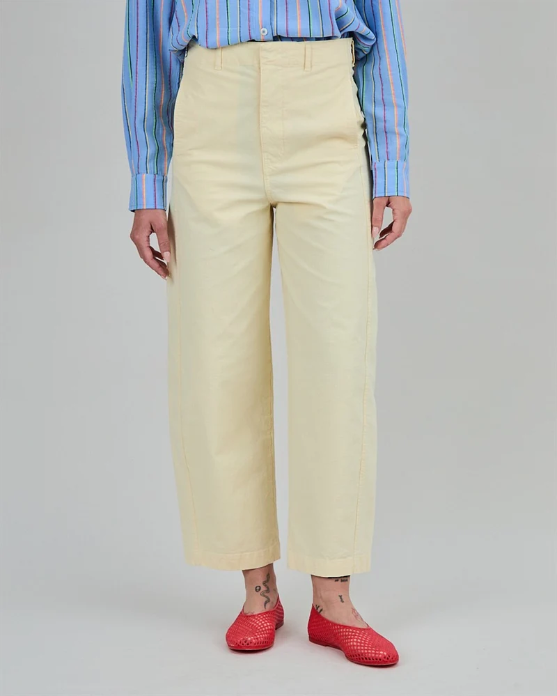 BRAVA Barrel Pants cream