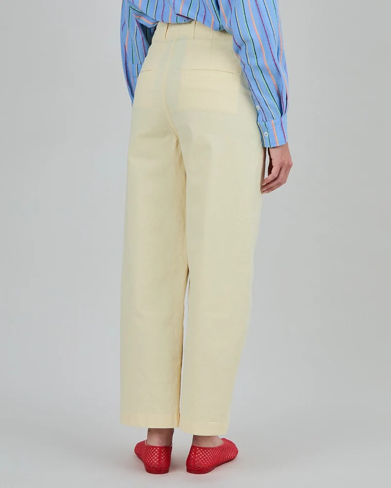 BRAVA Barrel Pants cream