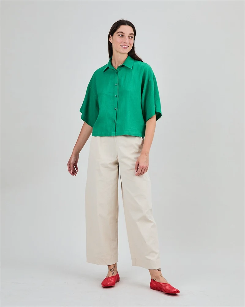 BRAVA Boxy Squared Blouse green
