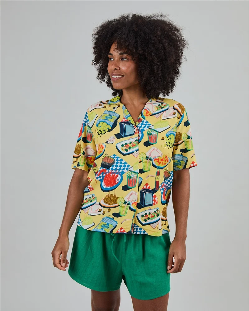 BRAVA Chiringuito Aloha Blouse yellow