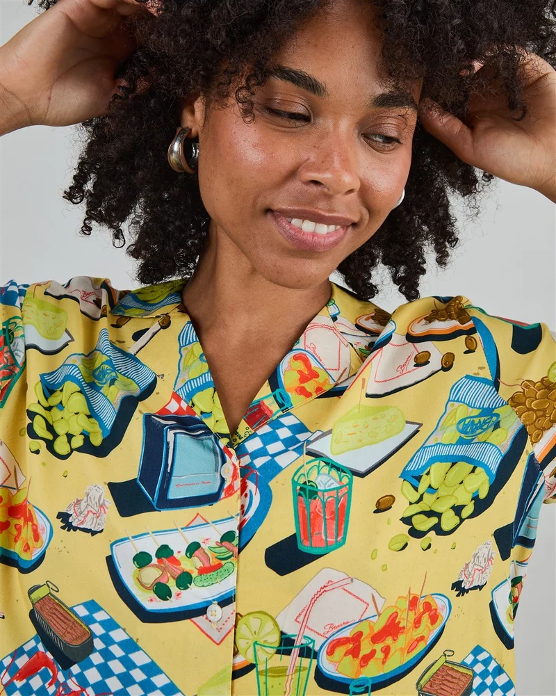 BRAVA Chiringuito Aloha Blouse yellow