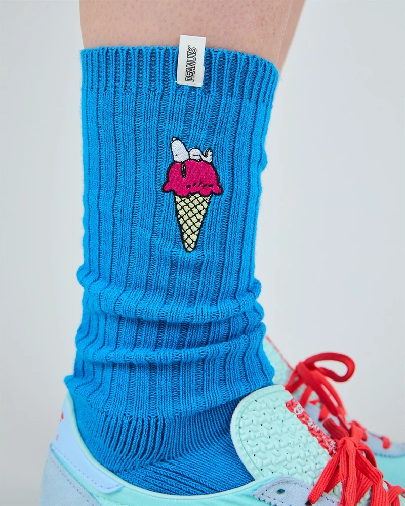 BRAVA Peanuts Gelato Socks blue