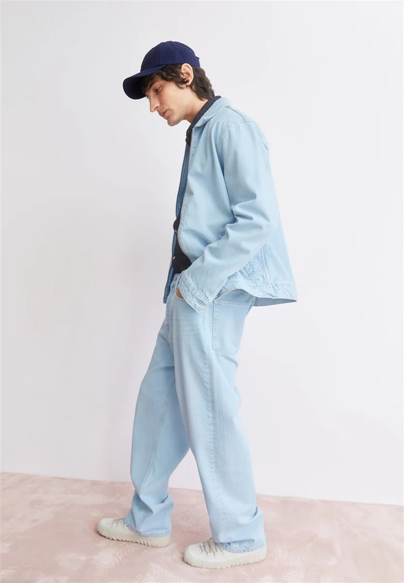 ARMEDANGELS Harrington Denim Jacket ice blue