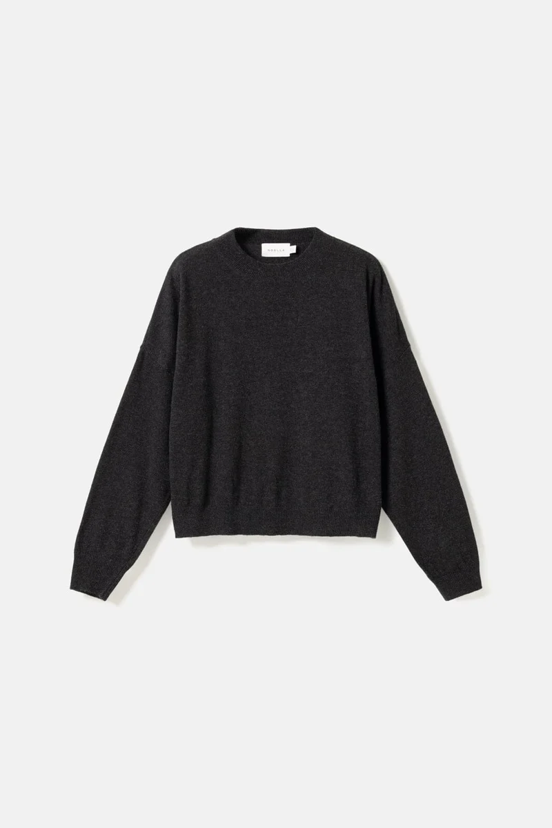 Noella - N-Marly Knit 16880001 - 019 - Dark Grey Melange