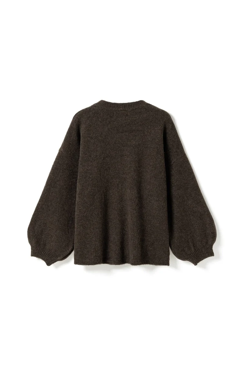 Noella - N-Marjo Knit 16840001 - 1356 - Timber Brown Melange