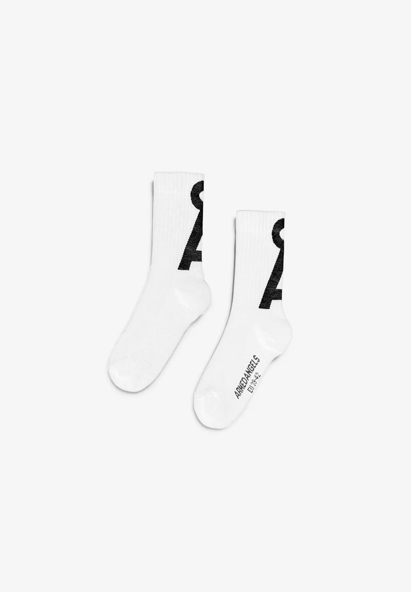 ARMEDANGELS Saamus Short Socks W white-black