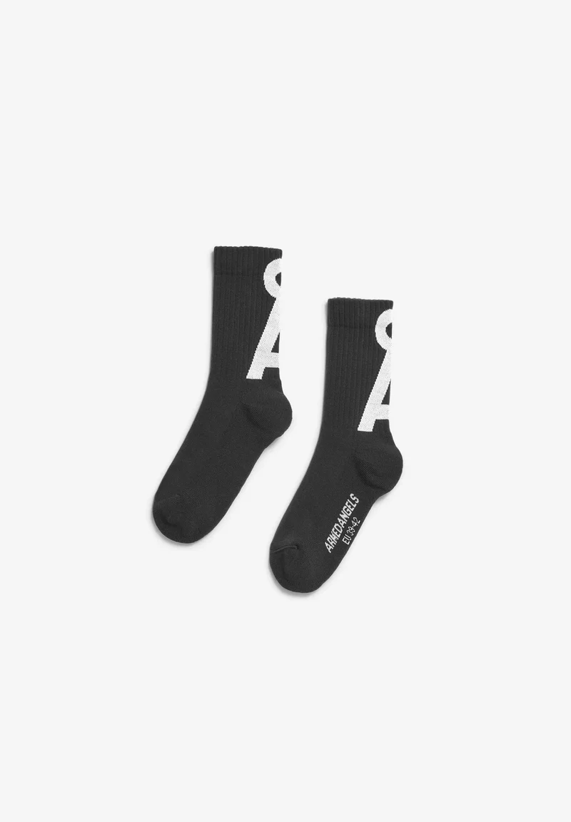 ARMEDANGELS Saamus Short Socks W black-white