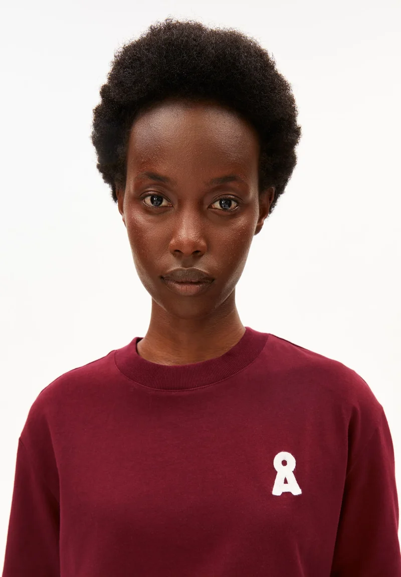 ARMEDANGELS Iconic Å Tarjaa T-Shirt velvet red