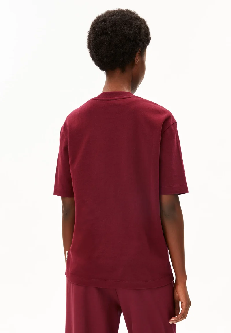 ARMEDANGELS Iconic Å Tarjaa T-Shirt velvet red