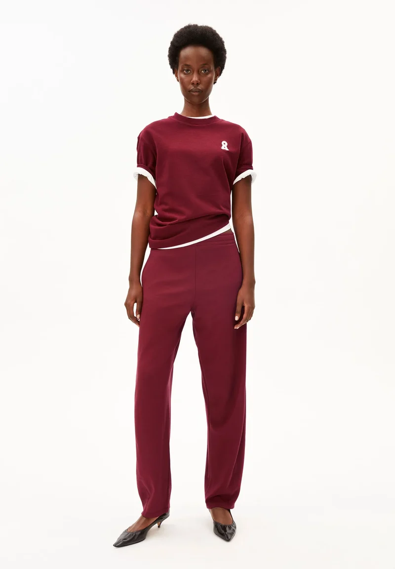 ARMEDANGELS Iconic Å Tarjaa T-Shirt velvet red