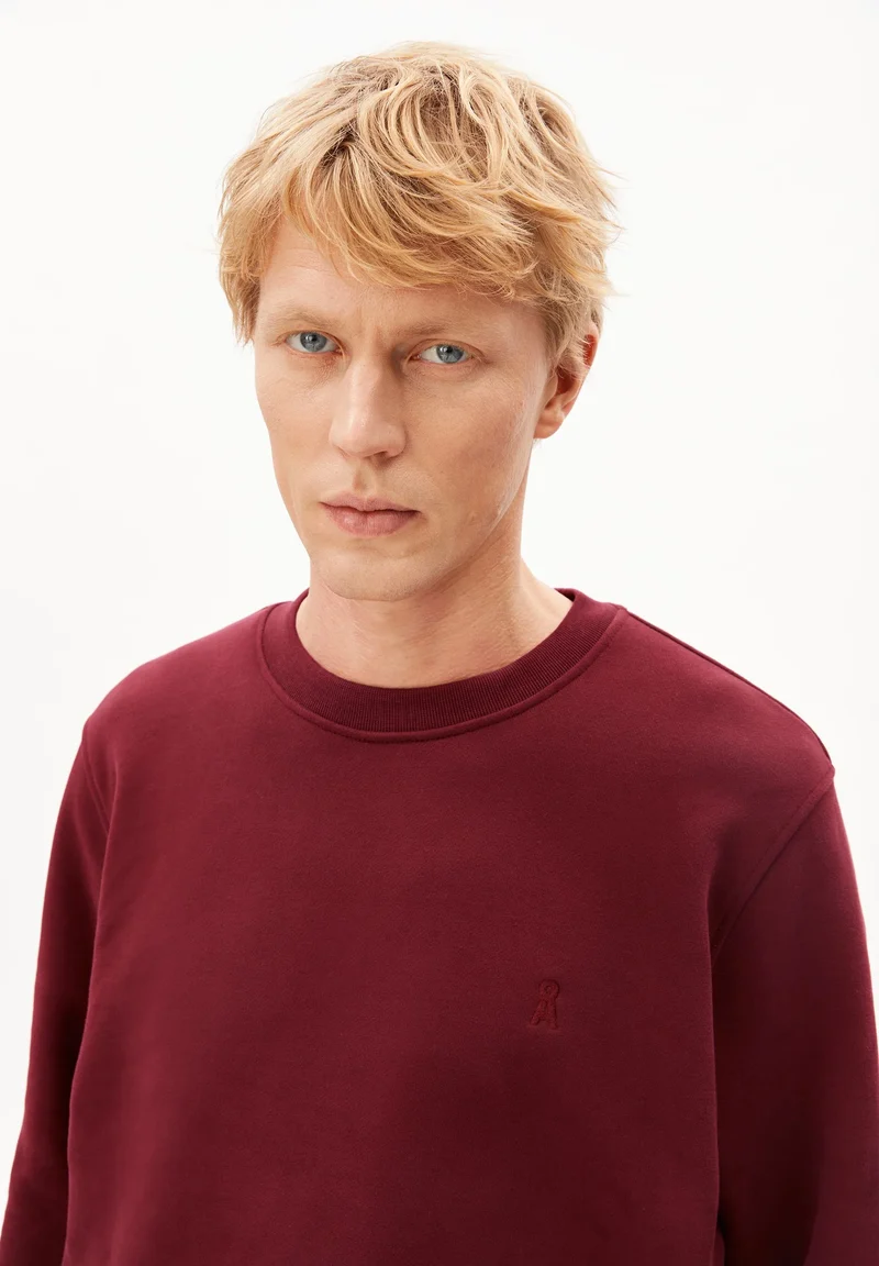 ARMEDANGELS Baaro Fleece Sweatshirt velvet red