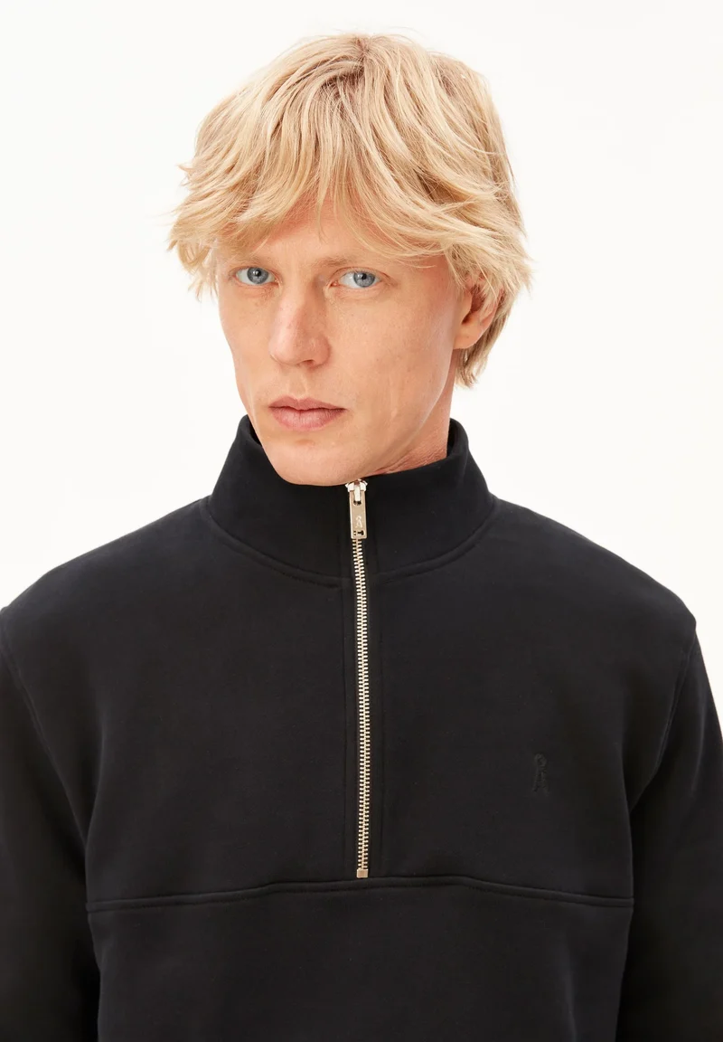 ARMEDANGELS Waarlo Fleece Troyer black