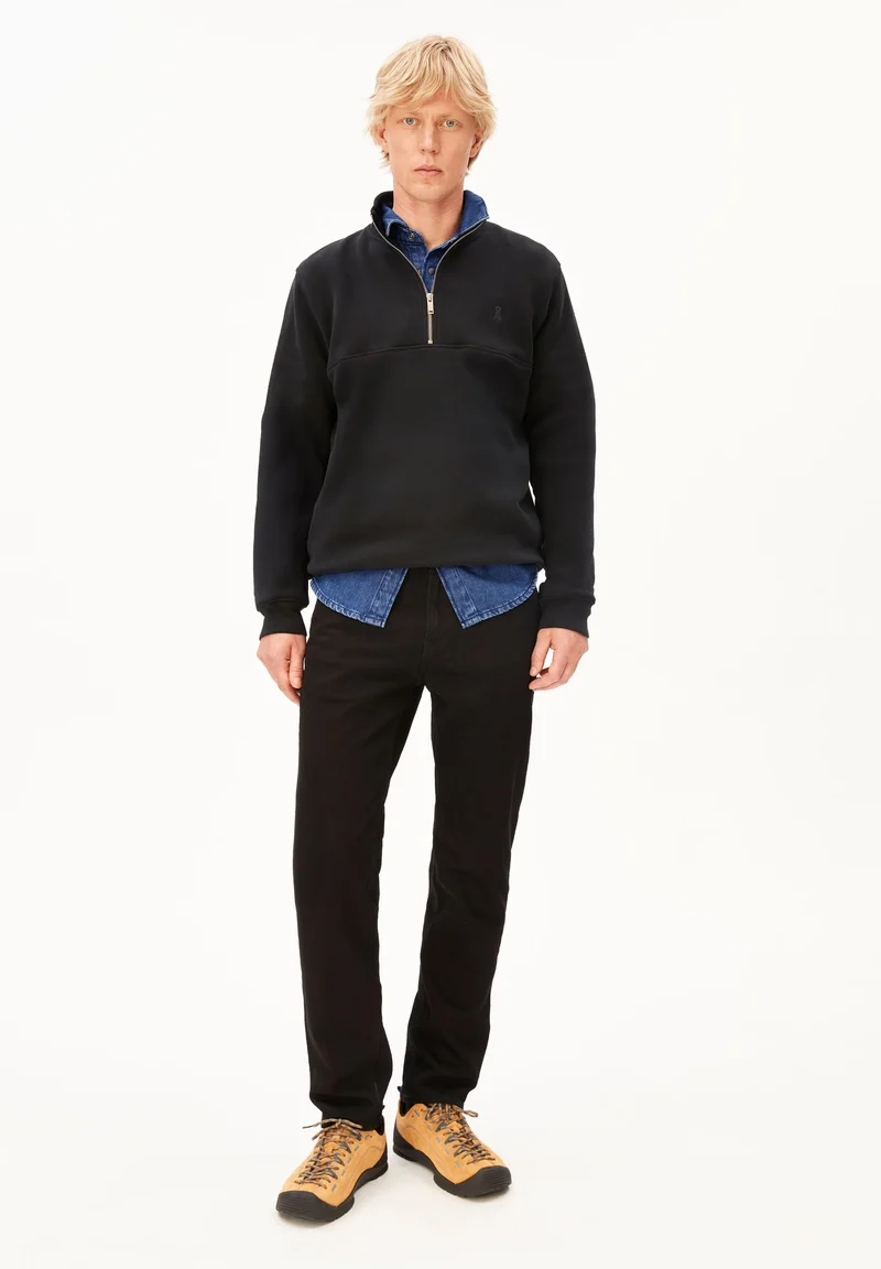 ARMEDANGELS Waarlo Fleece Troyer black