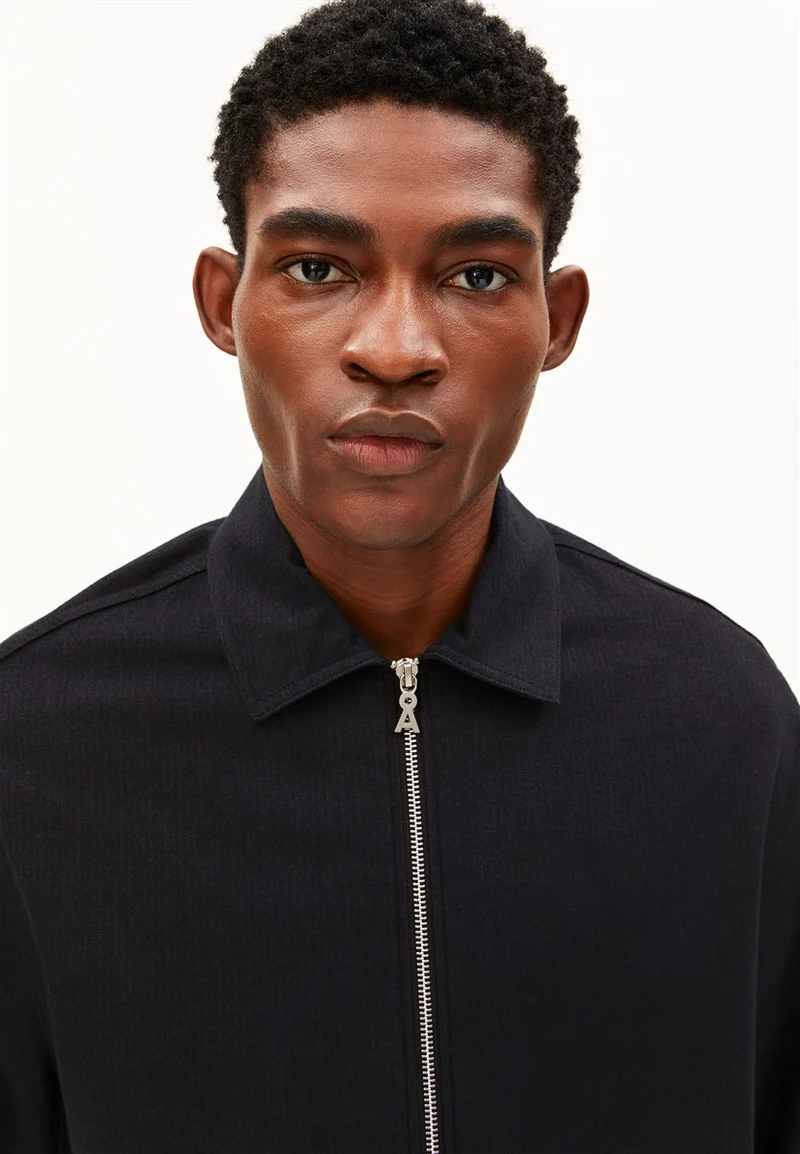 ARMEDANGELS Structure Zip Jacket black