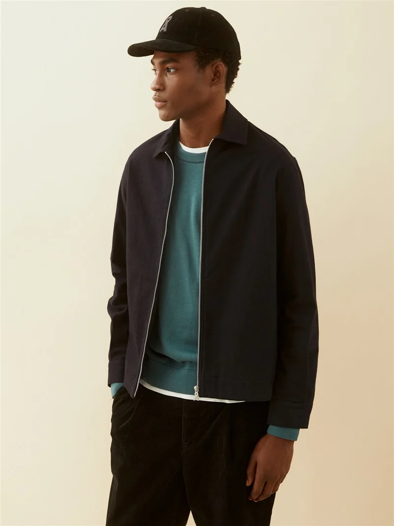 ARMEDANGELS Structure Zip Jacket black