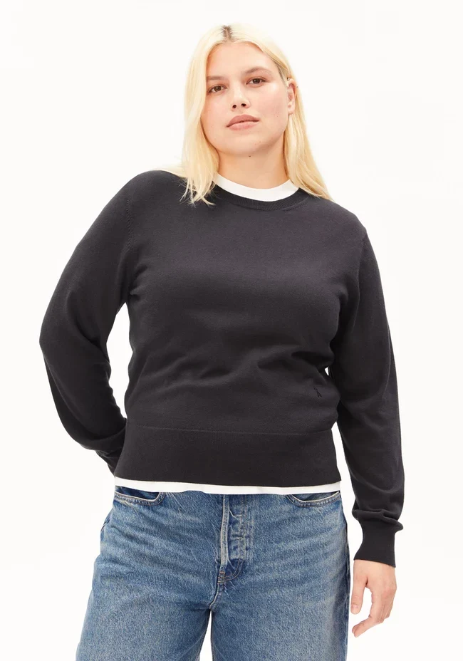 ARMEDANGELS Fine Knit Sweater dark steel
