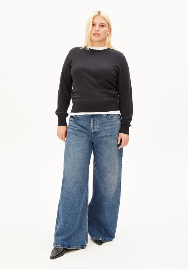 ARMEDANGELS Fine Knit Sweater dark steel