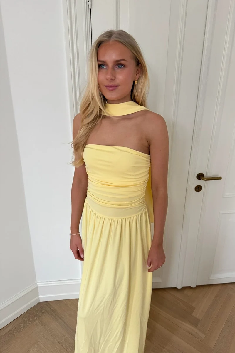 BYIC - Astridic Long Dress A25125 - Yellow