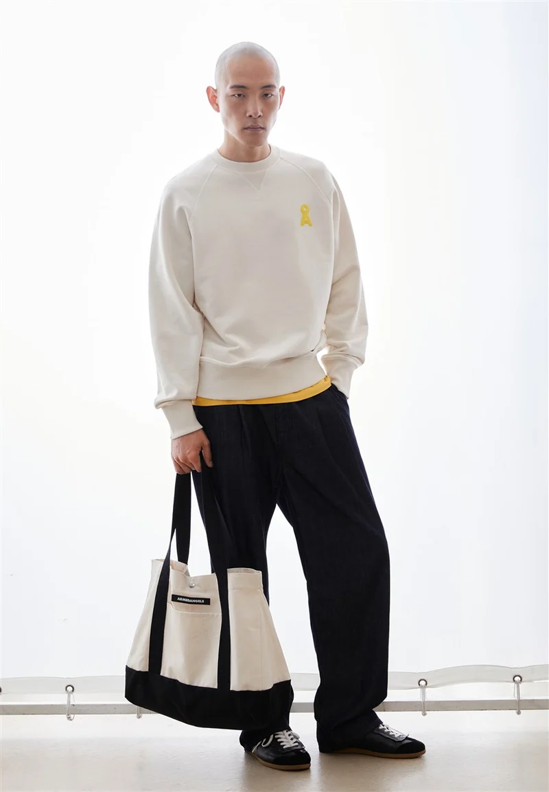 ARMEDANGELS Iconic Å Mel Loop Sweatshirt pure