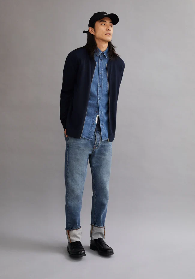 ARMEDANGELS Agaamon Strick Cardigan night sky