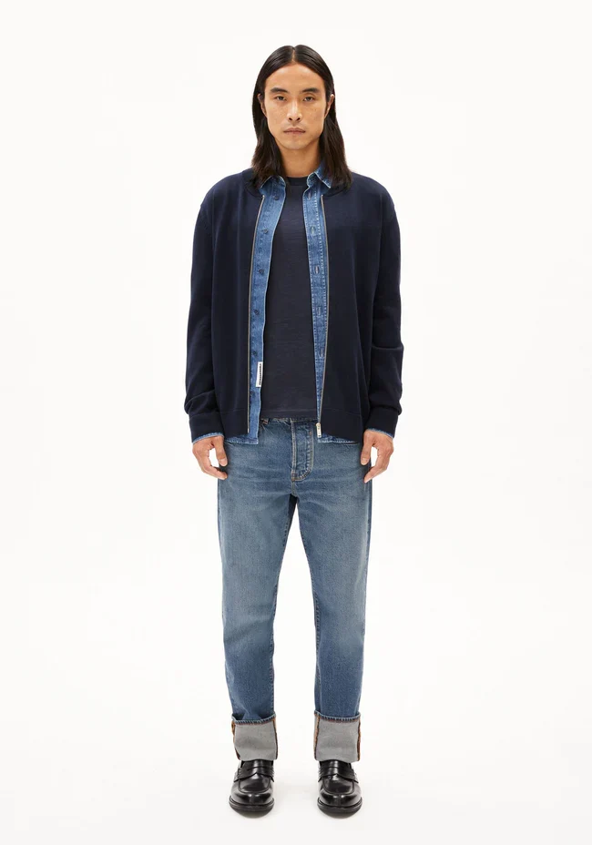 ARMEDANGELS Agaamon Strick Cardigan night sky