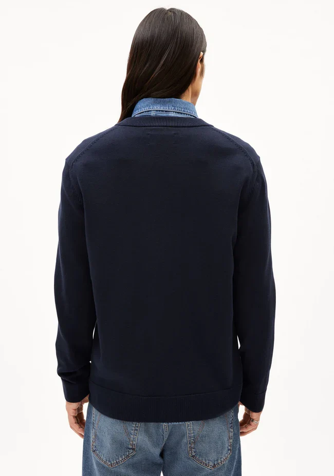 ARMEDANGELS Agaamon Strick Cardigan night sky