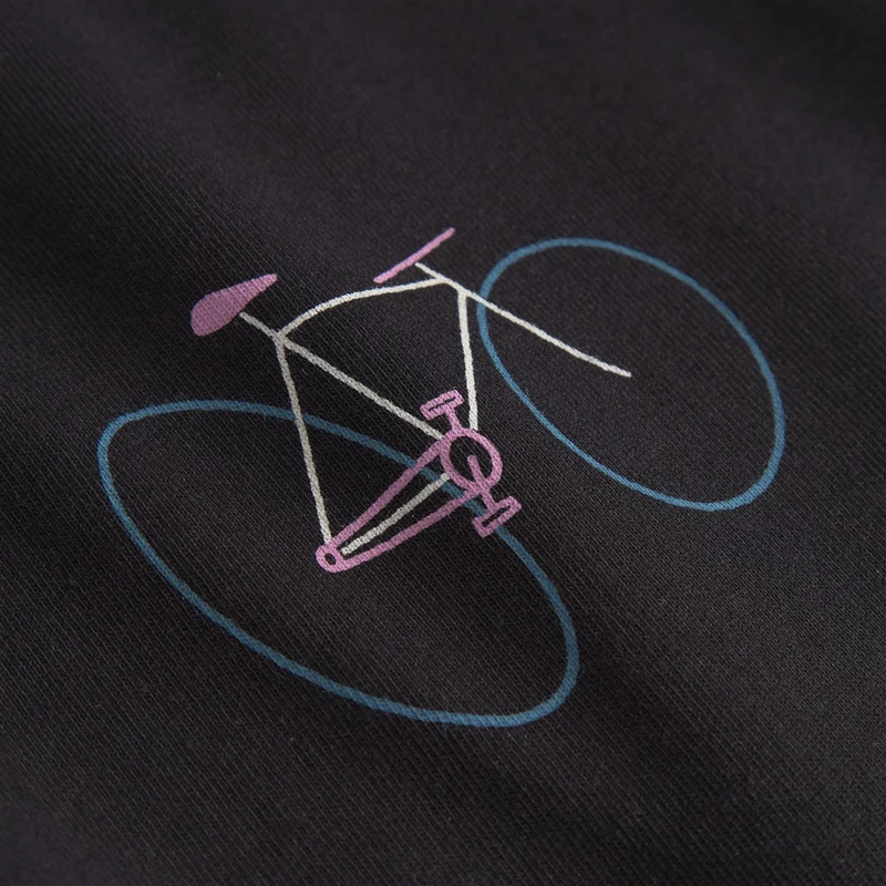 DEDICATED T-Shirt Stockholm Wonky Bike Black