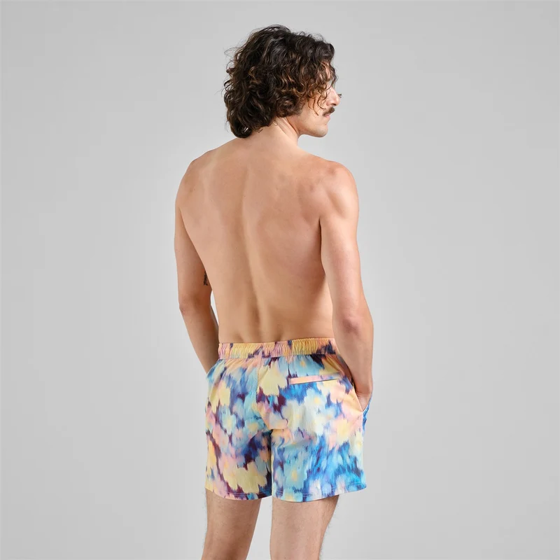 DEDICATED Badeshort Birka Ikat Field Multi Color