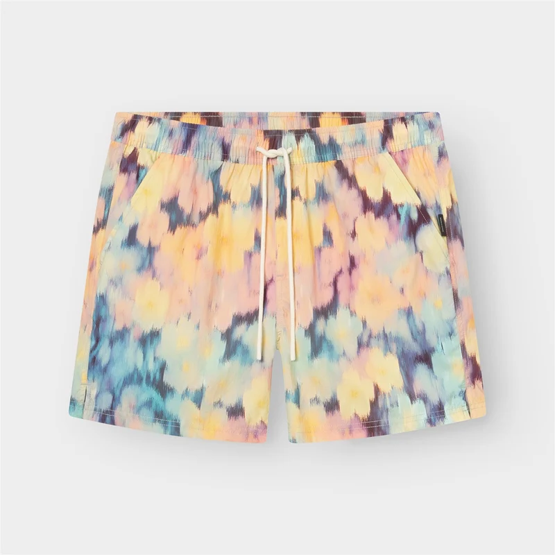 DEDICATED Badeshort Birka Ikat Field Multi Color