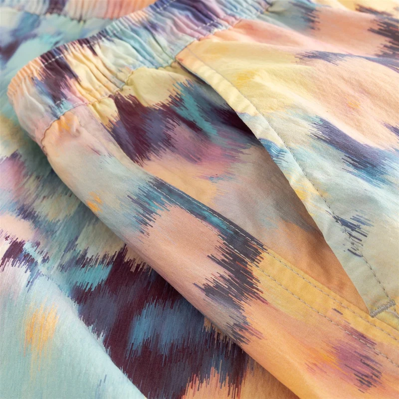 DEDICATED Badeshort Birka Ikat Field Multi Color