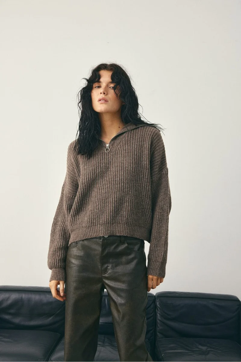 Noella - Leondra Pants 14260002 - 1396 - Worn Brown