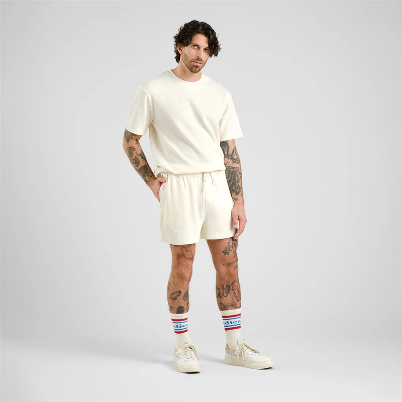 DEDICATED Shorts Essingen Waffle Off-White