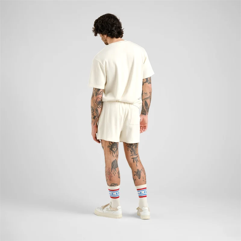 DEDICATED Shorts Essingen Waffle Off-White