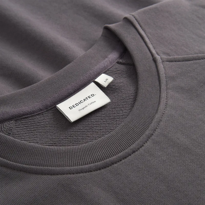 DEDICATED Sweatshirt Malmoe Gelato Life Charcoal