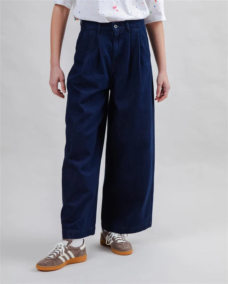 BRAVA Wide Leg Pants Denim Dark