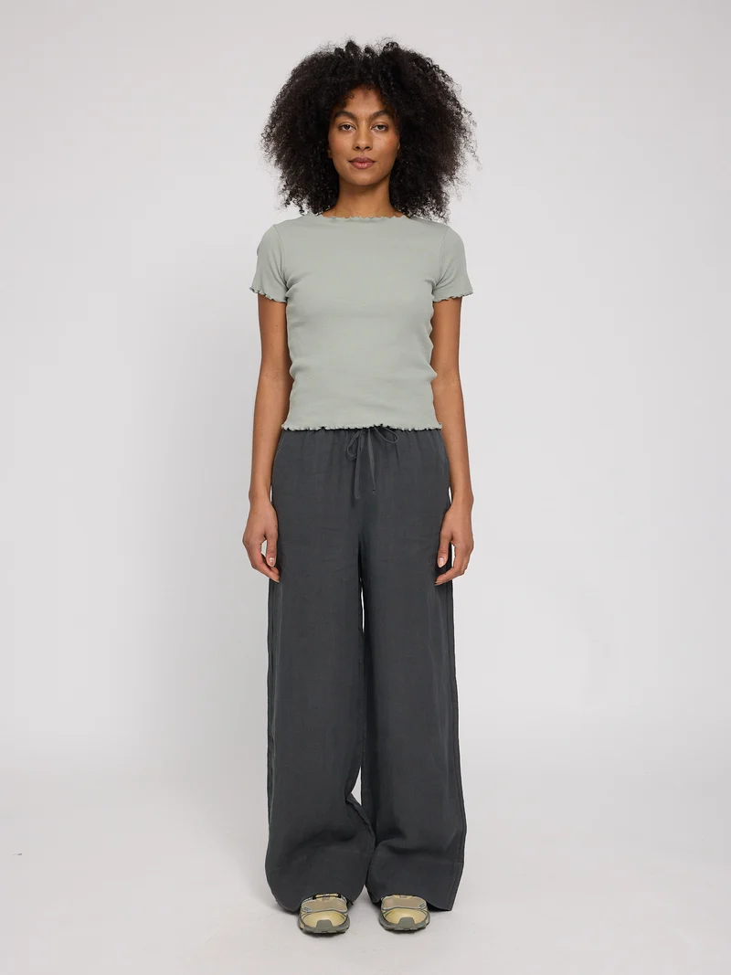 MAZINE Babylock Hems T-Shirt eucalyptus