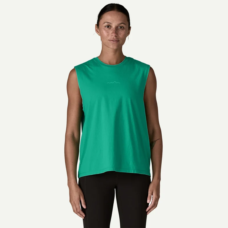 PATAGONIA Women's Multi-Pitch Boxy Tank aqua stone