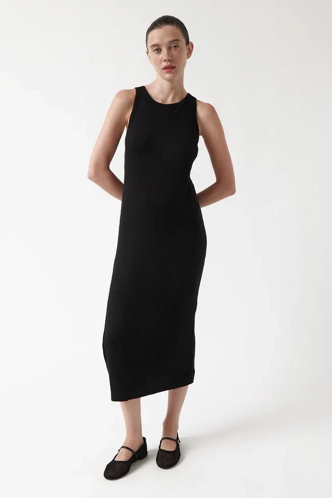 AMT Lula Halter Dress black