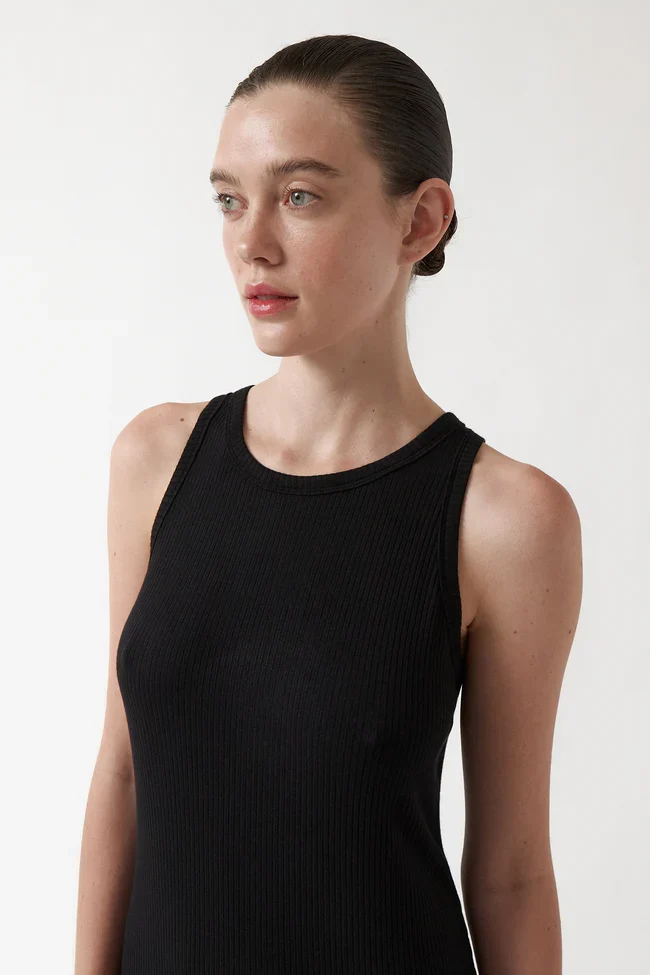 AMT Lula Halter Dress black