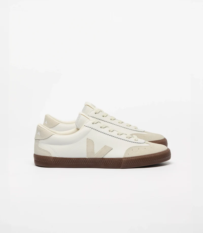 VEJA Volley o.t. leather white-natural-bark