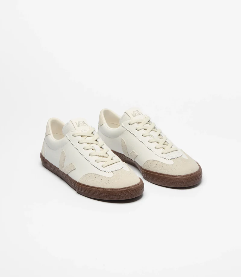VEJA Volley o.t. leather white-natural-bark