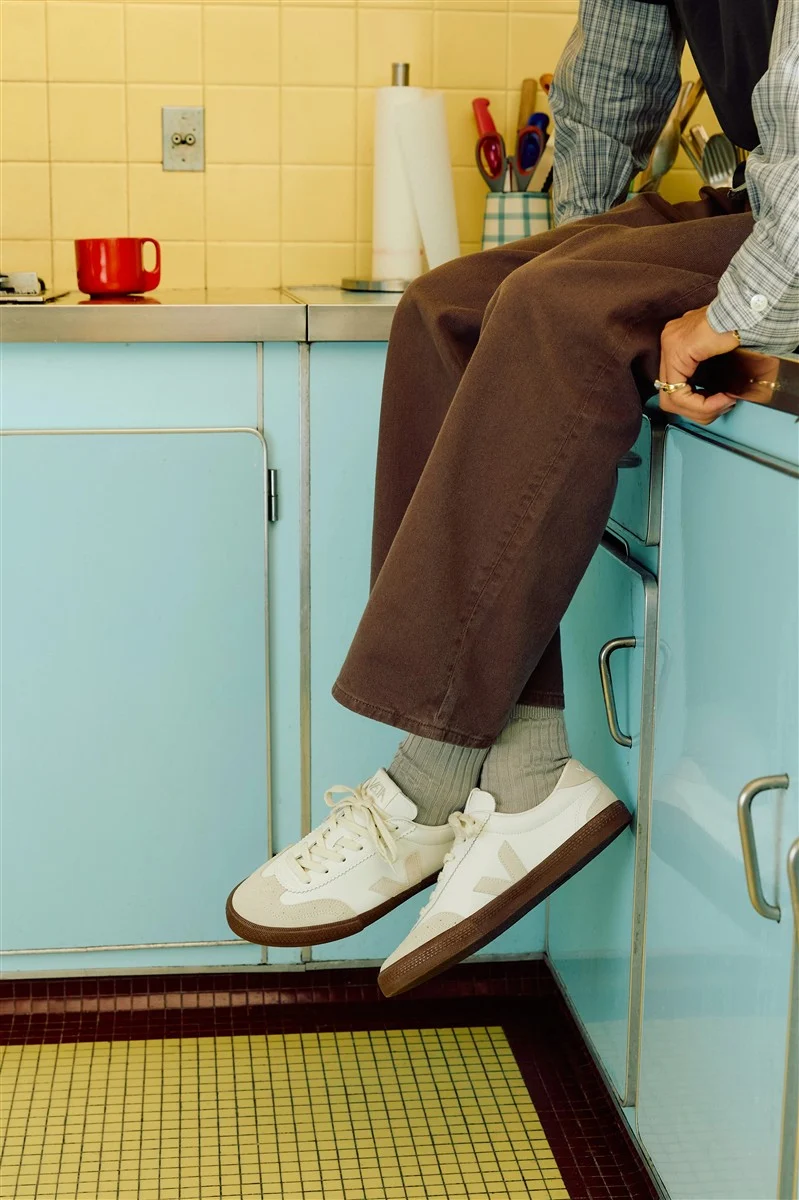 VEJA Volley o.t. leather white-natural-bark